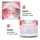 Yuanzhou Green Children’s Day Music Box Crystal Ball Music Box Girls Spielzeug Little Girls Geburtstagsgeschenke 7-14 Jahre Automatisch Schnee schweben mehrere Musik bunte Lichter 3-14 Jahre