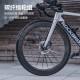 洛克兄弟（ROCKBROS）公路车碳纤维T700自行车气动破风105电变弯把碟刹竞赛车 钻石黑消光 电子变速R7170大套 定制尺寸请联系客服