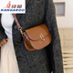 Canguro (canguro) Bolsa pequeña de alta calidad 2025 Nuevo moderno de verano de verano Bag de una sola silla Textura Crossbody Bag Coffee Coffee Color