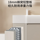 
MoGUANL ultra-narrow 30 mini small size bathroom cabinet space aluminum wash basin 40 small bathroom wash basin cabinet combination main cabinet + ceramic integrated basin 4837cm