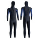 Nitescuba wetsuit for men 3MM hooded warm winter swimsuit anti-cold wet surfing suit snorkeling one-piece wetsuit for women 5MM hooded style for men S