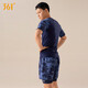 361 men's swimsuit and trunks set 2-piece swimsuit top full body men's professional flat-angle quick-drying swimming equipment