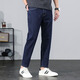 
Jeans men's spring and summer new fashion trend pants men's loose and versatile slim fit stretch straight pinch pants 9901 dark blue 31