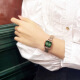 Star Emperor's Counter Importierte Bewegung Watch für Frauen modisch leuchten Luxus vollautomatischer Quarzwache Diamond -Set Einfache wasserdichte Uhr für die importierte Bewegung von Girlfriend Star Emperor TL1105 Frauen Uhr - Dark Green