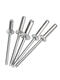 Qili Color aluminum core pulling rivet pulling rivet round head pulling willow nail K-type pulling nail M2.4/3.2/4/5/6mm M2.8*12200 black