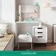 Quanyou Home Modern Simple Bedroom Makeup Mirror Dressing Table Small Apartment Bedside Storage Cabinet Makeup Table