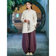 Vêtements zen de qualité allemande pour les femmes en printemps et en été en coton nouveau coton Zen Buddhist pour femmes Vêtements pour vêtements bouddhistes laïcs Chant Bowl Guérisse des vêtements