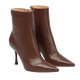 Gianvito Rossi Women's Dunn leather ankle boots P00814699 Brown 36 CN 36