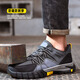 
Battle Tiger 10KV Insulated Shoes Anti-smashing and Anti-sting Sports Labor Protection Shoes D1105 Gray 41#