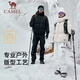 骆驼羽绒服男[企鹅系列]极寒热能蓄热保暖面包羽绒服女 M24CAEC727，橡木灰，女 M
