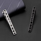 Ifsong SIMPLE SILVER TIPE CLIP MENOS COLERSO SIMPLE COLLAR COLLA Pistola Black Fashion Tie Clip Pin Personalidad Silver Line LDJ516E
