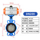 D671X Pneumatische Schmetterlingsventilklemme Signal Signaldichtung Einstellung Schnellgeschnittenes Ventil DN50 80 100 150 DN80 (Teflon 304 Platte