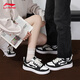 Li ning Chaussures masculines chaussures de femme printemps et d'été Nouveaux chaussures à la mode chaussures de sport décontractées panda noir et blanc skateboard petites chaussures blanches nuage blanc / noir (style masculin) 42