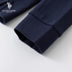 US Polo Assn.Polo Shirt Herrenanlagen Herbst Baumwollgeschäft Casual Long-Ärmeln T-Shirt Herren High-End Top Navy Blue XL