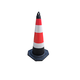 Ding Tongtong rubber road cone 60cm road reflective cone ice cream cone prohibited parking column construction roadblock pile warning column isolation pier