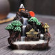 Mewai (incense burner) reverse flow incense tower incense creative ornaments aromatherapy household reverse flow incense grains toilet deodorizing incense 55 grains + landscape mixed fragrance