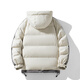 Cotiza de algodón de algodón para hombres en invierno Nuevo algodón de algodón para hombres calidez de la chaqueta de terciopelo de pan plumado engrosado para hombres en 9789 gris xl [120-140jin [Jin equivale a aproximadamente 0.5 kg]]