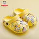 BOBDOG Children's Slippers Boys and Girls Croc Shoes Baby Sandals Beach Shoes Summer Sandals Yellow 140 Code