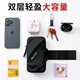 TLXT running mobile phone arm bag men's bag women's special fitness equipment arm wrist strap waterproof storage artifact arm sleeve arm classic black