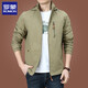 
ROMON brand/outdoor men's jacket in autumn and winter new style middle-aged and young men's jacket solid color hooded jacket men's clothing 9898 dark blue plus-sized velvet size is small 5XL