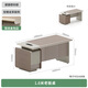 Yanhuang Light Luxury Female Desk Boss Desk High-end President Desk Executive Desk Simple Modern General Manager Desk and Chair Combination 1.6 Meter Desk Short Side Cabinet