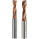 Jilitian entier en acier en acier plat à fond plat Bit de forage carbure en acier inoxydable Twere Buzzle Buse à tête plate Drift de forage Trou de la caisse inclinée trous aveugles trous en aluminium spécial en dessous du D80 ou au-dessus de 005d80