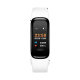 Zhenggang (ZGO) Sportwache für Männer und Frauen Studenten elektronische Uhrenmodet -LED Smart Bracelet Heart Frequenz Stufe Ladung 693 Weiß