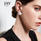 Jay flower earrings for women, niche design earrings, light luxury fashion earrings, birthday gifts for girlfriends and besties