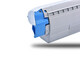 Jingcheng eignet sich für OKI C844 Pulver Box C824DN Toner Patrone C834NW C844DN 835DNW Farbdrucker Tonerbox [10000 Seiten] OKI C844 Cyan Powder Box mit großer Kapazität