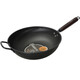 
Uncle San Aunt Frying Pot Household Uncoated Real Stainless Frying Iron Pot Frying Pot Gas Stove Electromagnetic SN4865 34cm Uncle San Aunt Yamamoto's family [with