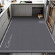 Xuxian floor mats, kitchen floor, stain-resistant mats, household anti-slip carpets, water-absorbent and oil-proof, large-area custom-made foot mats, versatile cutlery, 140*180cm, waterproof and anti-scalding