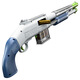 Double Tube Troller S686 Shell werfen weiche Bullet Spielzeugpistole Kinder Jungen Spielzeug Battle Fun Shot Schuss kontinuierliche Schießen Hand-in-One 1 Round Blue and White 1987