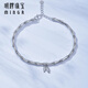 Ming brand jewelry platinum bracelet PT950 long bamboo charm fashionable national charm bamboo bracelet BFI0019 platinum bracelet about 11.84 grams