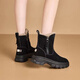 Women's snow boots for women in winter 2025 new style plush thickened genuine leather fur integrated non-slip outdoor warm cotton boots Khaki 38