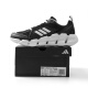 Adidas Adidas Qingfeng Series Mentes et mêmes chaussures de sport décontractées Mesh Mesh Souhtable Usistant et Chaussures de course extérieures cousues par choc JH9754 [produit authentique officiel, un faux, dix perte] 40