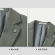 Heilan House (HLA) suit suit men's autumn light business fashion series commuter jacket green gray 06 suit + trousers XL 175/96B 48B recommended 138~150Jin Jin equals 0.5 kg