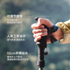NOOK carbon fiber trekking pole five-section folding carbon walking stick outdoor hiking mountaineering ultra-light men's and women's climbing equipment deep space gray/115-135cm carbon plus aluminum folding model