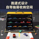 MOBEE JIKU CAR Toy Car Car Model 3-6 Jahre alte Legierungsauto -Model Kindergeburtstagsgeschenk Junge 1. Juni Kindertag Jiku Car Yellow Gift Box 50 Fahrzeuge - mit zwei Kartensimulationssimulation - Immersive Erfahrung