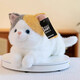 Yunya Cat Doll Plush Plush Toy Orange Cat Doll Children Dreing and abrazando el cumpleaños Día de San Valentín Chino Regalo Xiaohui 45cm