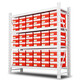 Guhao Warehousing Shelves Warehousing Home Storage Racks Lightweight Thickened Load-bearing Warehouse Display Racks Express Shelves Medium-sized Cargo Racks White-Four-Layer-Main Rack Medium-sized Thickened 270kg/Layer 200*50*200cm