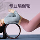 YOGAYF Yoga Wheel Beginners Shoulder Opening and Back Bend Yoga Circle Lumbar Training Fitness Pilates Circle Large Black