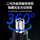 KONKA Nose Hair Trimmer Electric Nose Hair Trimmer Mini Portable Rechargeable Hair Removal Device High Speed Hair Inlet Second Generation Upgraded Nose Hair Trimmer Artifact A Must-Have Gift for Mid-Autumn Festival and National Day Travel Top Upgraded Model Yaoye Black