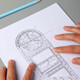 
Dile multi-function rotary drawing ruler Mathematical geometric drawing circle protractor Triangle ruler Parallel ruler Student creative drawing tools Stationery [Primary school version] 2694 Multi-function rotary ruler (Primary school version) 2694 Pure blue