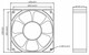 Open picture G12038HA2SL Delixi 12 cm 220V hood asynchronous motor cooling fan