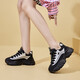 VIPVCK Fashion New Women's Shoes Dad Shoes Dad Shoes Women's 2024 Autumn and Winter Lightweight Casual Shoes Caprice Celebrity Celebry Versátiles Color Sports Sports Silver VCK653 37 37