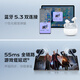 vivo TWS 3e molan, immersive surround sound quality, 44H super long battery life, intelligent active noise reduction, adapted to Xiaomi, Apple and Huawei mobile phone, vivo gives boys on Valentine's Day