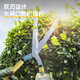 Deli hedge shears, pruning shears, garden hedge shears, retractable branch gardening lawn wave incision pruning DL2806