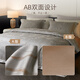Mengjie Home Textiles Cama Conjunto de cuatro piezas Jacquard European Light Luxury Quilt Cover Kit de algodón de algodón PURO Polyéster Algodón Capacañas para el hogar 50S Coda larga Jacquard-Midsummer Flower Shadow 1.5m (200*230cm) Conjunto de cuatro piezas