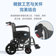 Kaiyang marco ensanchado y engrosado Los pasamanos plegables se pueden levantar y ajustar con ruedas traseras para la silla de ruedas para ancianos para silla de ruedas que ahorran trabajo y no con manos sucias plegables] plegable y ky683q sentado 683Q