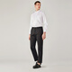 ROMON business casual straight trousers men's anti-wrinkle-free stretch formal men's trousers XK826 black 30